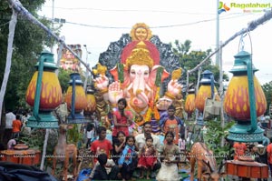 Khairatabad Ganesh Idol 2013 Immersion