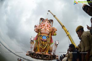 Khairatabad Ganesh Idol 2013 Immersion