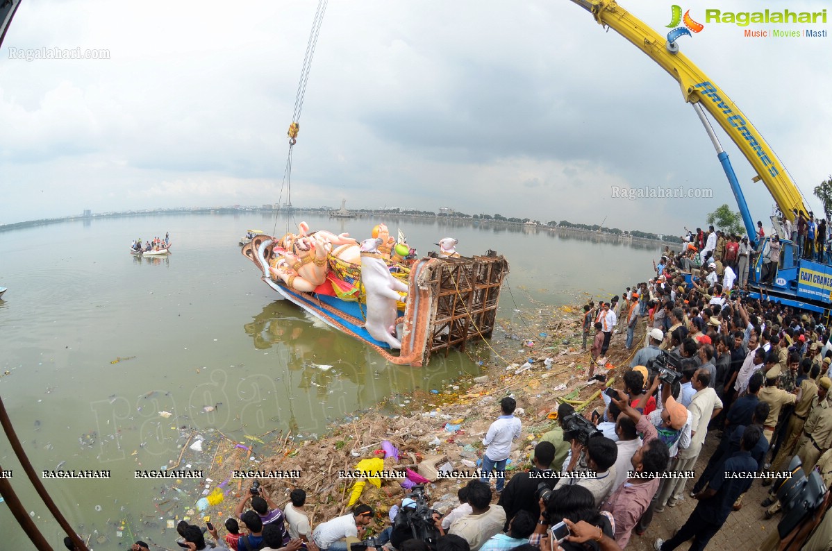 Khairatabad Ganesh Nimajjanam 2013