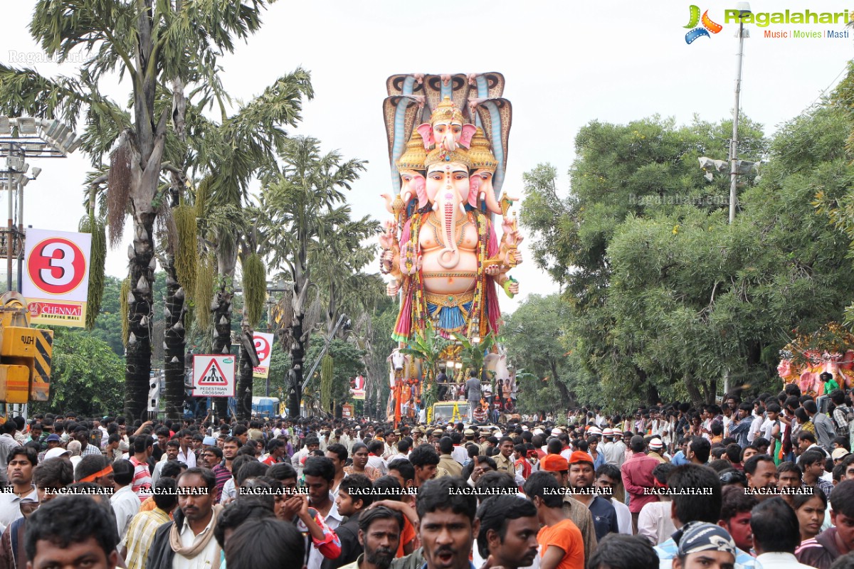 Khairatabad Ganesh Nimajjanam 2013