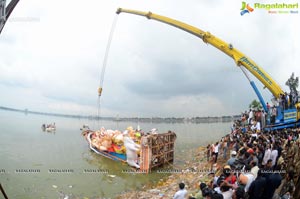 Khairatabad Ganesh Idol 2013 Immersion