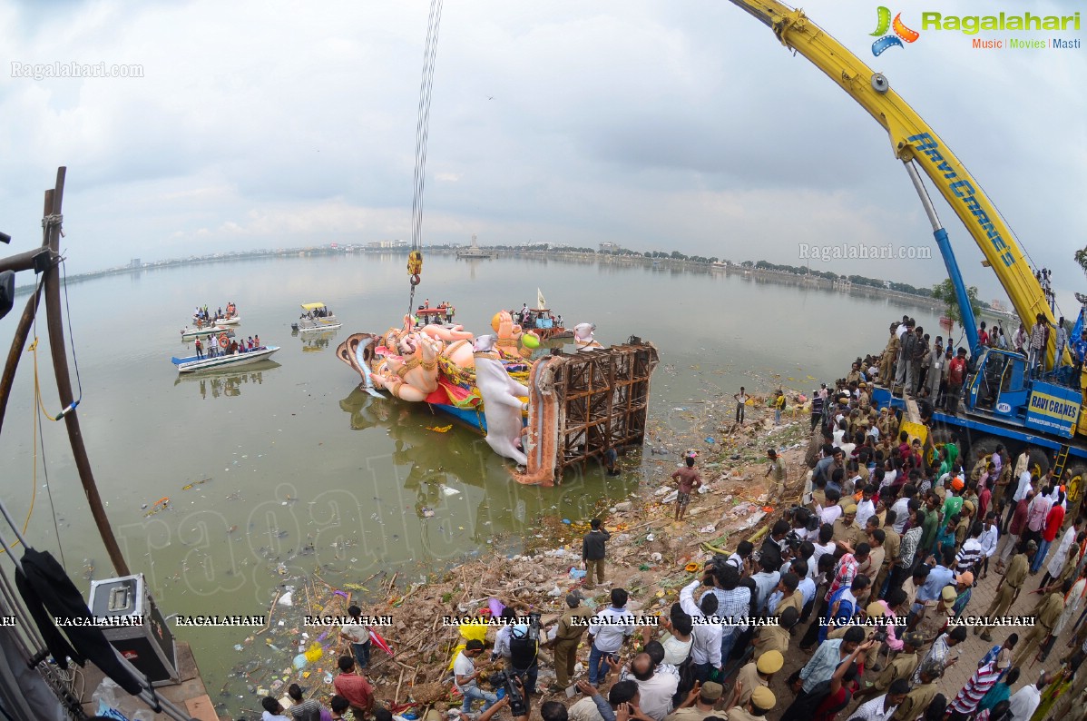 Khairatabad Ganesh Nimajjanam 2013