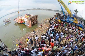 Khairatabad Ganesh Idol 2013 Immersion