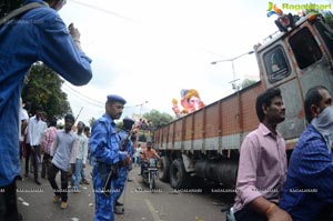 Khairatabad Ganesh Idol 2013 Immersion