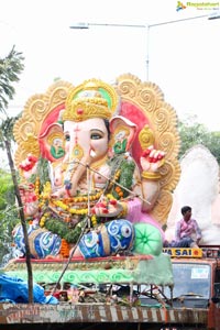 Khairatabad Ganesh Idol 2013 Immersion