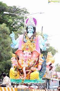 Khairatabad Ganesh Idol 2013 Immersion