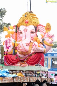 Khairatabad Ganesh Idol 2013 Immersion