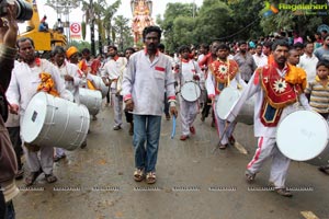 Khairatabad Ganesh Idol 2013 Immersion