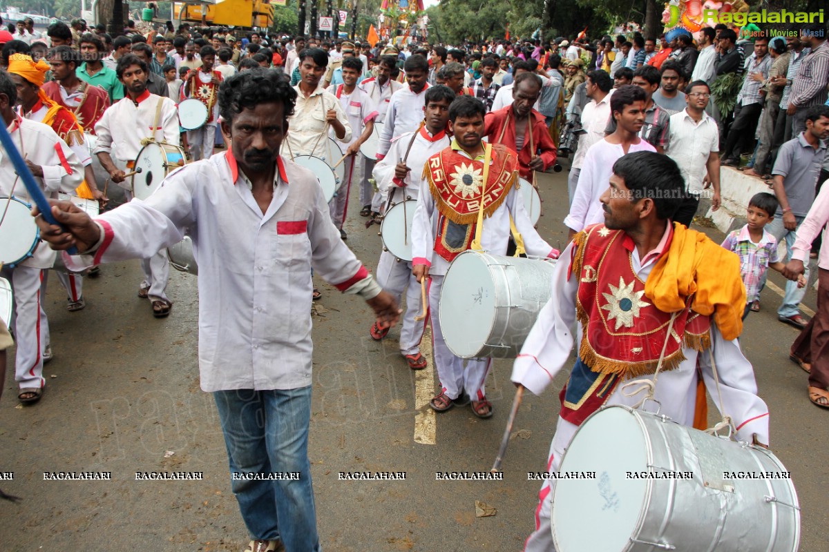 Khairatabad Ganesh Nimajjanam 2013