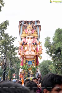 Khairatabad Ganesh Idol 2013 Immersion