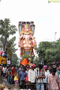 Khairatabad Ganesh Idol 2013 Immersion