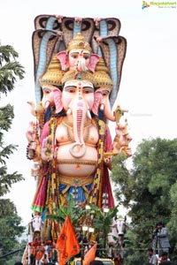 Khairatabad Ganesh Idol 2013 Immersion