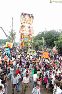 Khairatabad Ganesh Idol 2013 Immersion