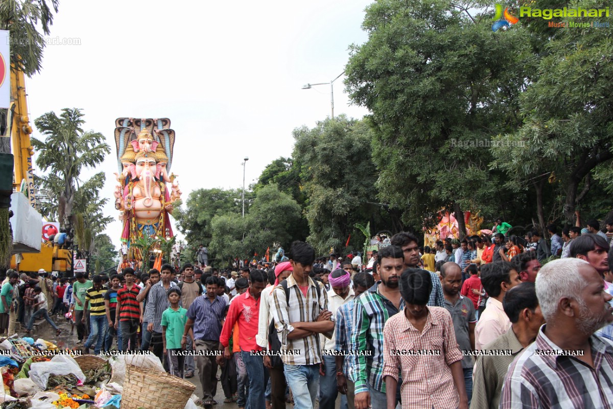 Khairatabad Ganesh Nimajjanam 2013