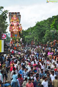 Khairatabad Ganesh Idol 2013 Immersion