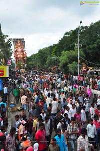 Khairatabad Ganesh Idol 2013 Immersion