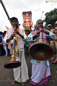 Khairatabad Ganesh Idol 2013 Immersion