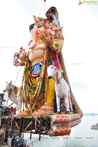 Khairatabad Ganesh Idol 2013 Immersion