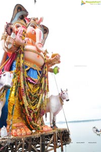 Khairatabad Ganesh Idol 2013 Immersion