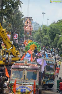 Khairatabad Ganesh Idol 2013 Immersion