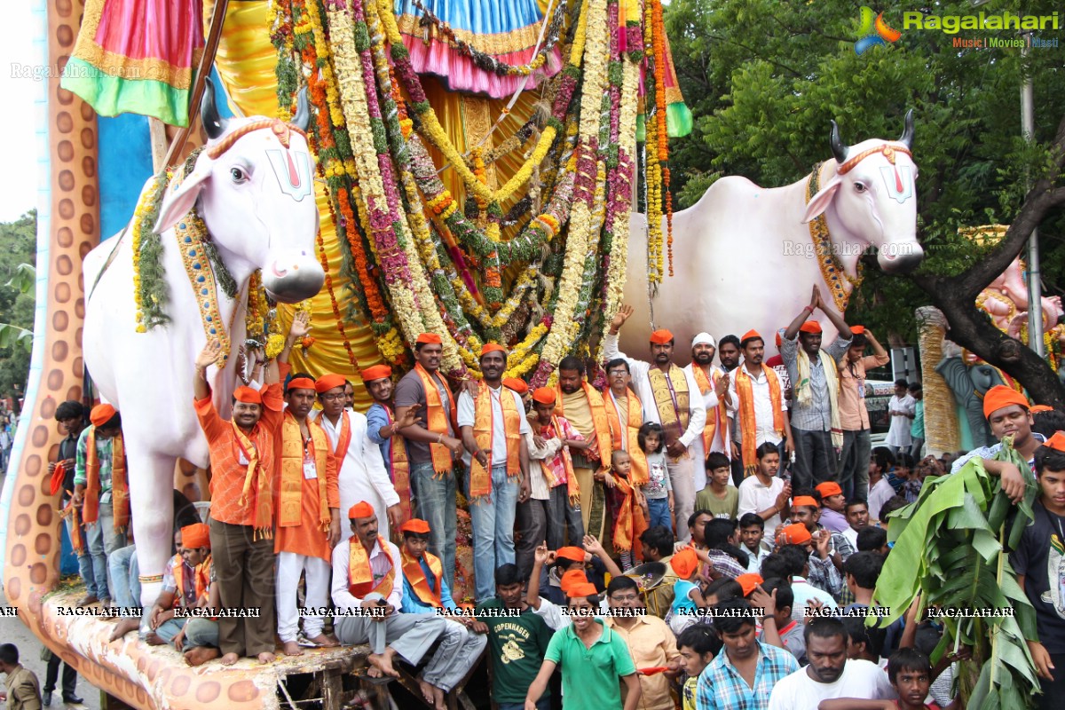 Khairatabad Ganesh Nimajjanam 2013