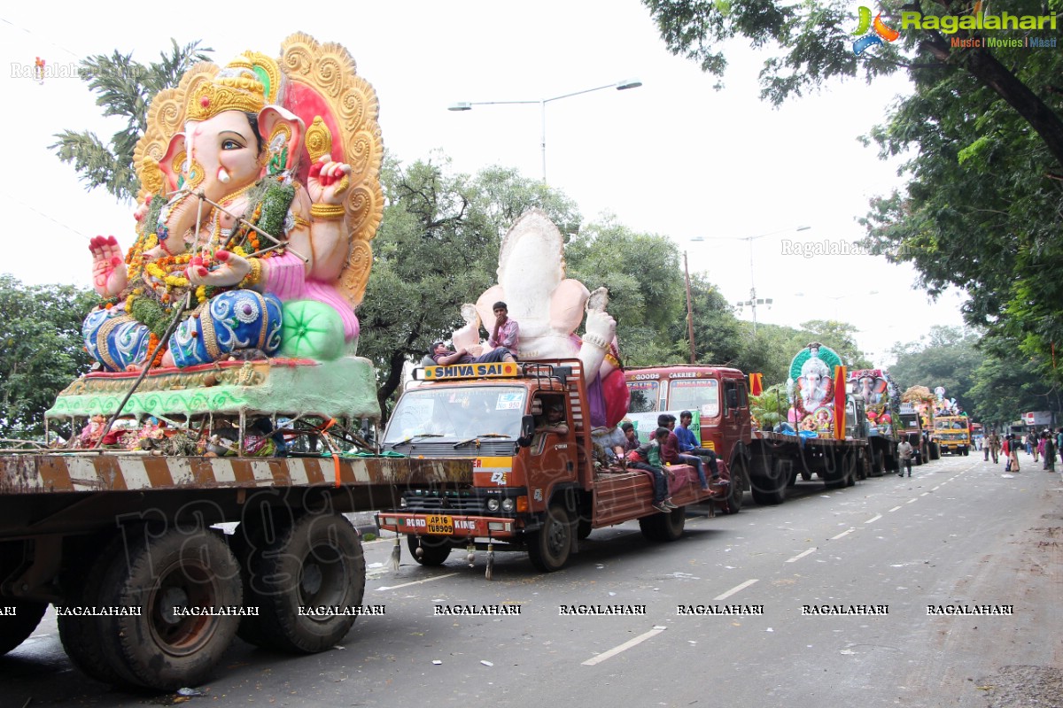 Khairatabad Ganesh Nimajjanam 2013