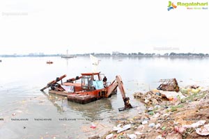 Khairatabad Ganesh Idol 2013 Immersion