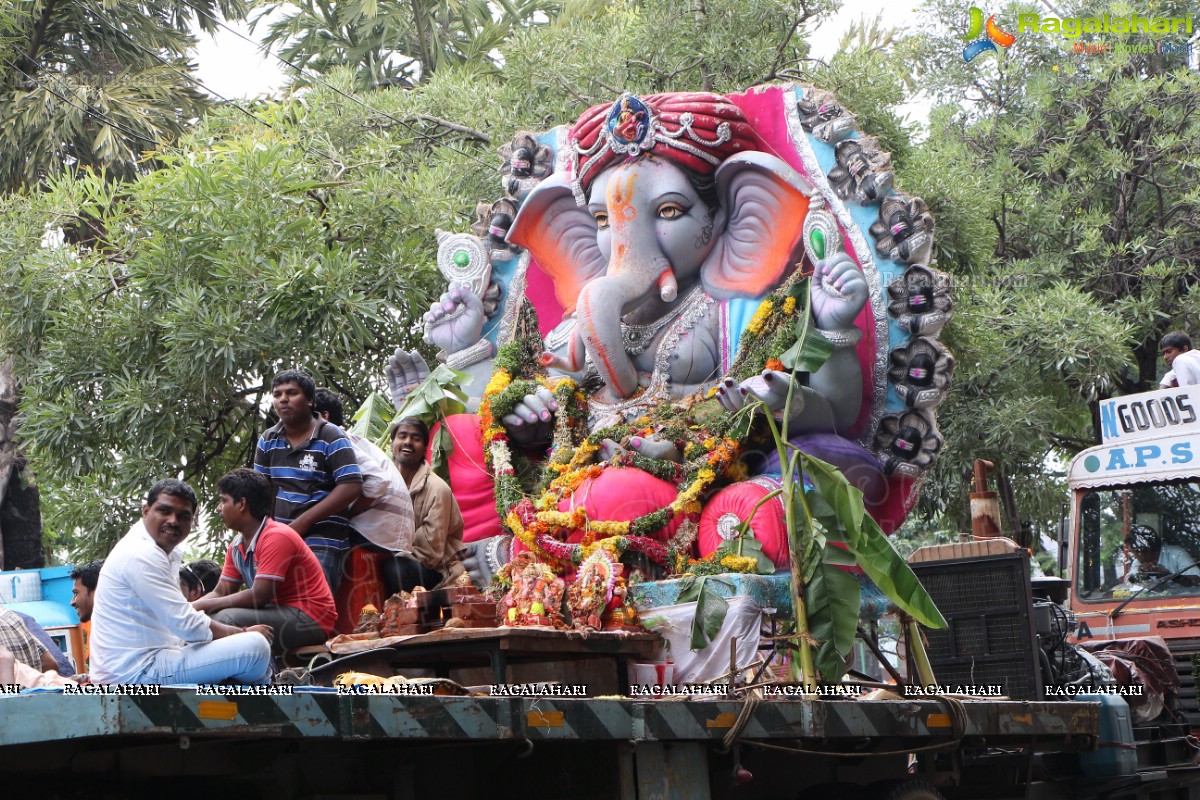 Khairatabad Ganesh Nimajjanam 2013