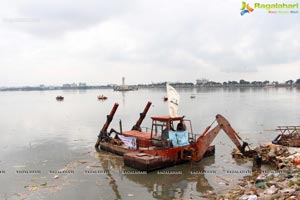 Khairatabad Ganesh Idol 2013 Immersion