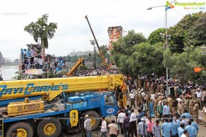 Khairatabad Ganesh Idol 2013 Immersion