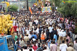 Khairatabad Ganesh Idol 2013 Immersion