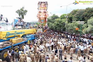 Khairatabad Ganesh Idol 2013 Immersion