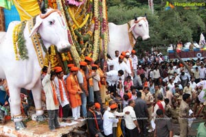 Khairatabad Ganesh Idol 2013 Immersion