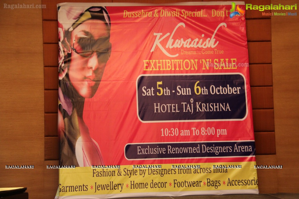 Khwaaish Dasara-Diwali Exhibition (October 2013) Curtain Raiser