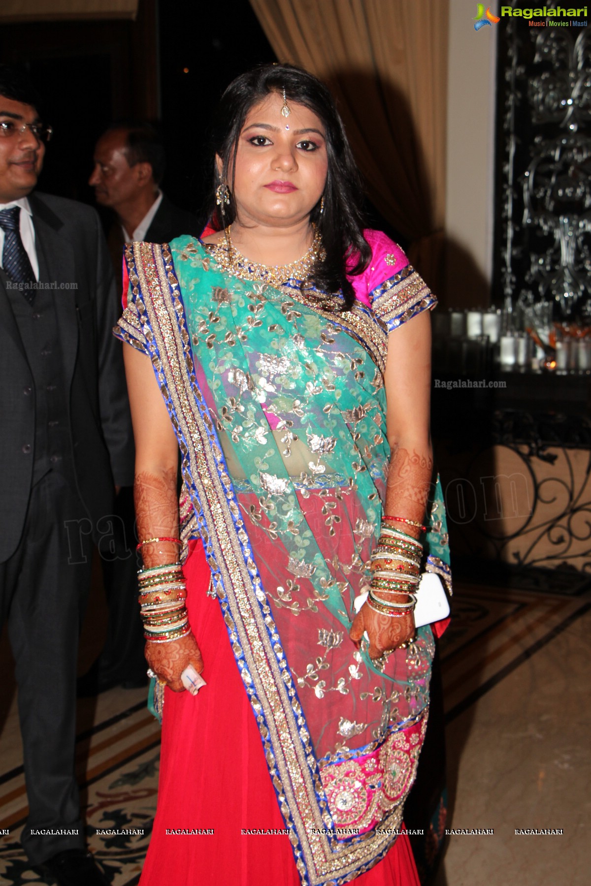 Kushboo-Harsh Agarwal Engagement Function at Taj Krishna