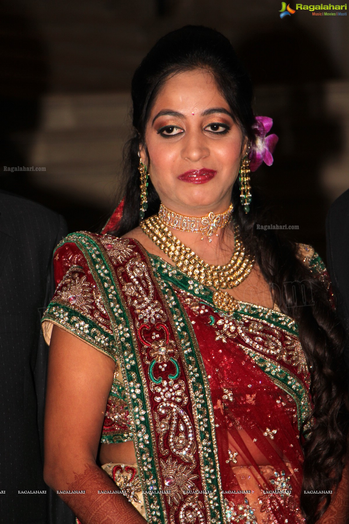 Kushboo-Harsh Agarwal Engagement Function at Taj Krishna