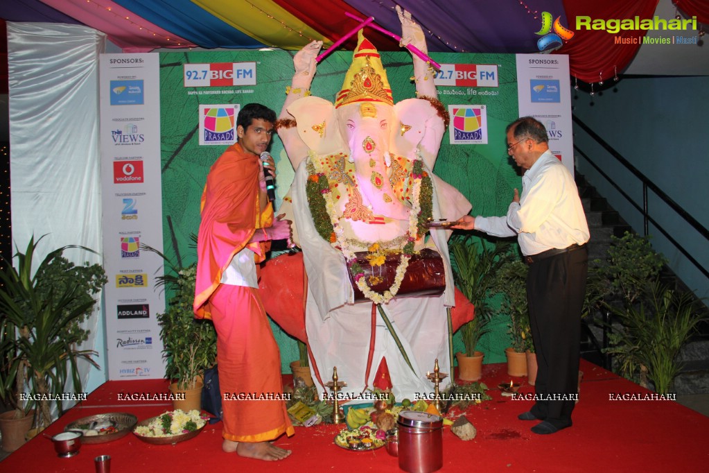 Potugadu Team at Big FM Green Ganesha