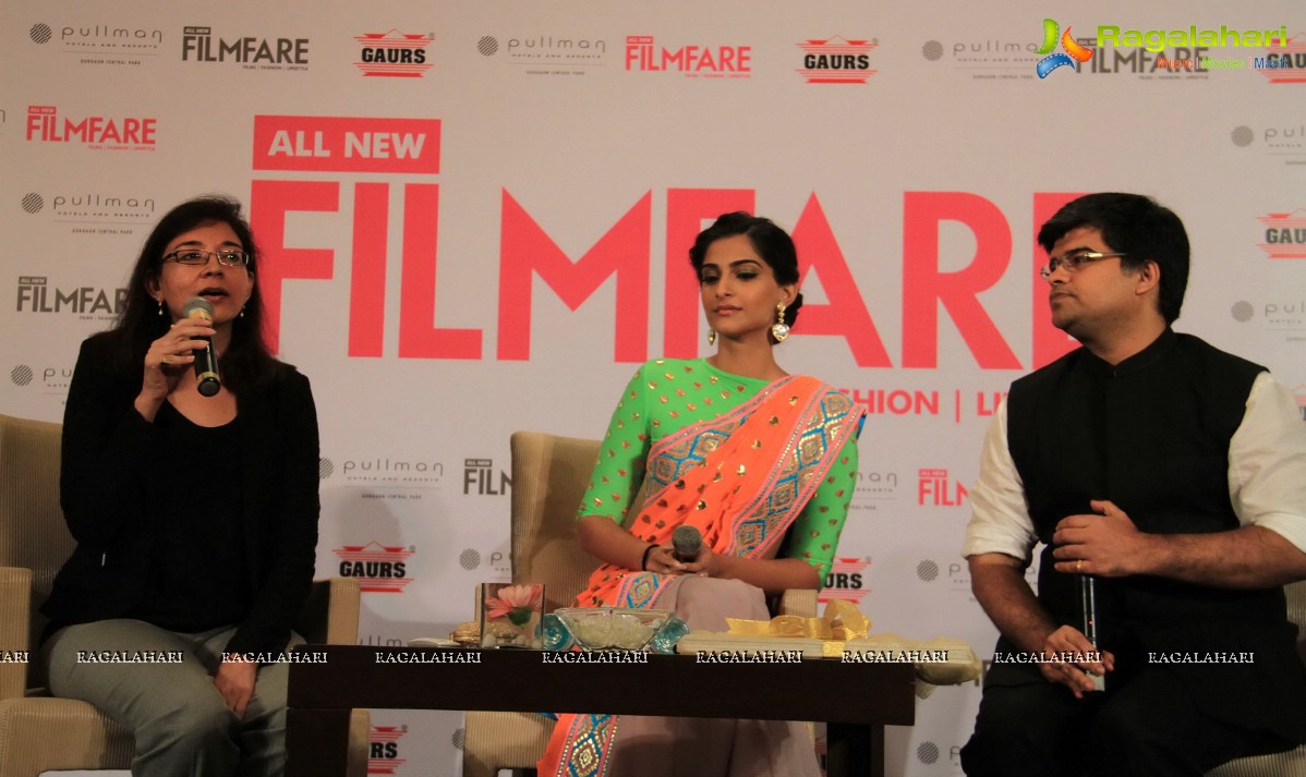 Filmfare makeover issue launch by Sonam Kapoor