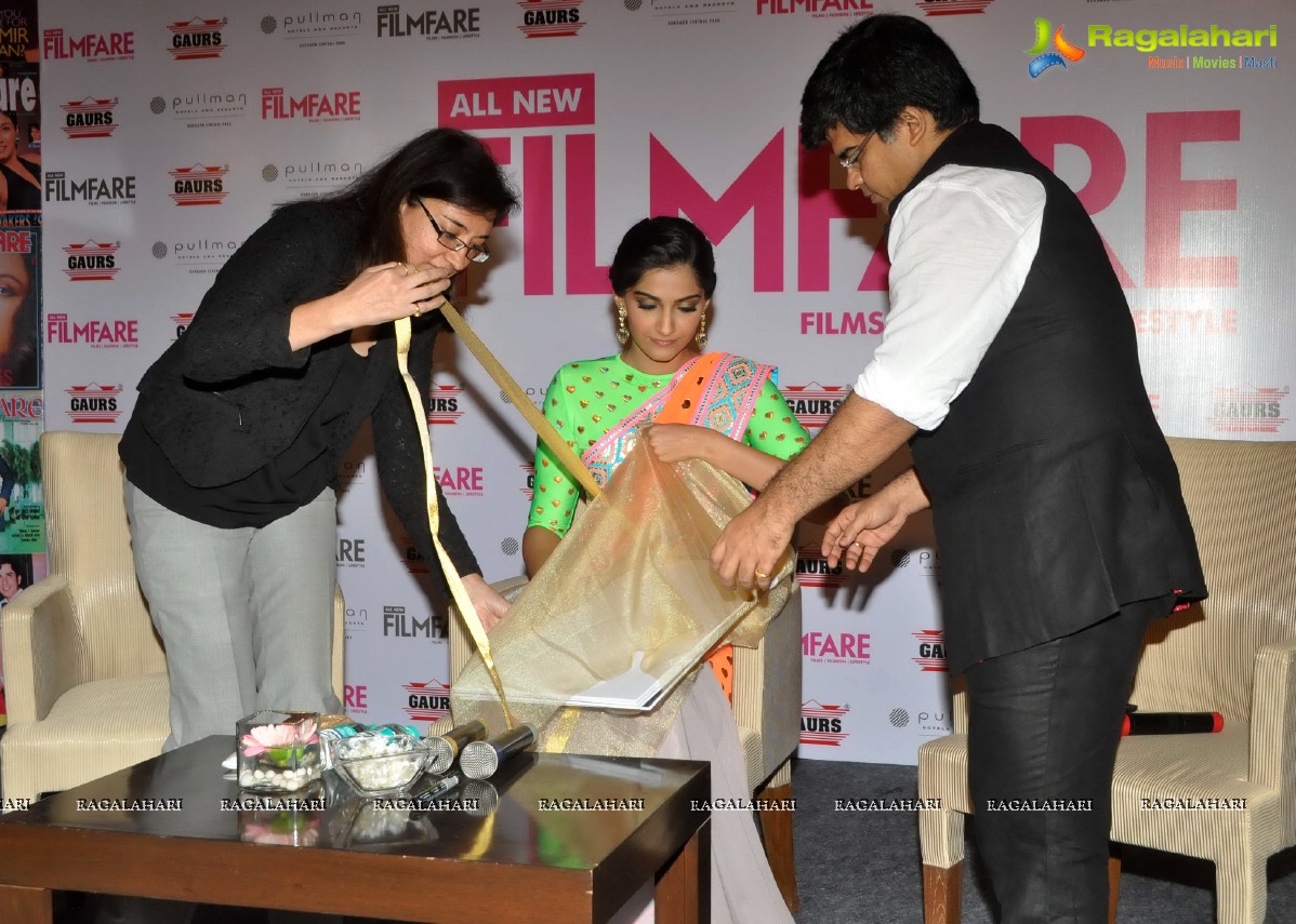 Filmfare makeover issue launch by Sonam Kapoor