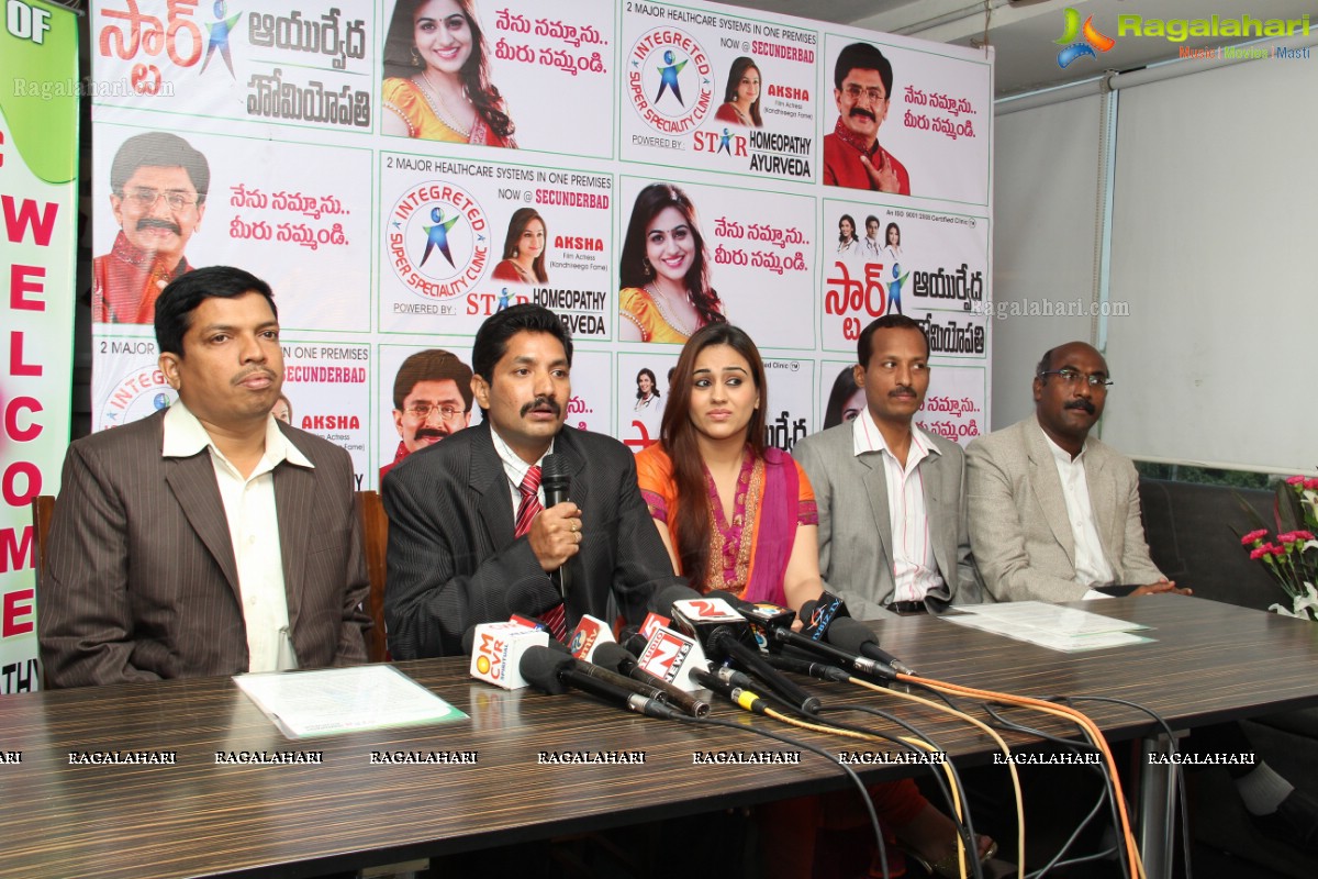 Aksha launches Star Homepathy and Star Ayurveda Logo