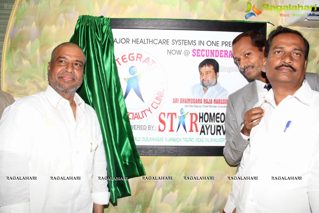 Damodar Raja Narasimha inaugurates Star Homeopathy and Star Ayurveda in Secunderabad