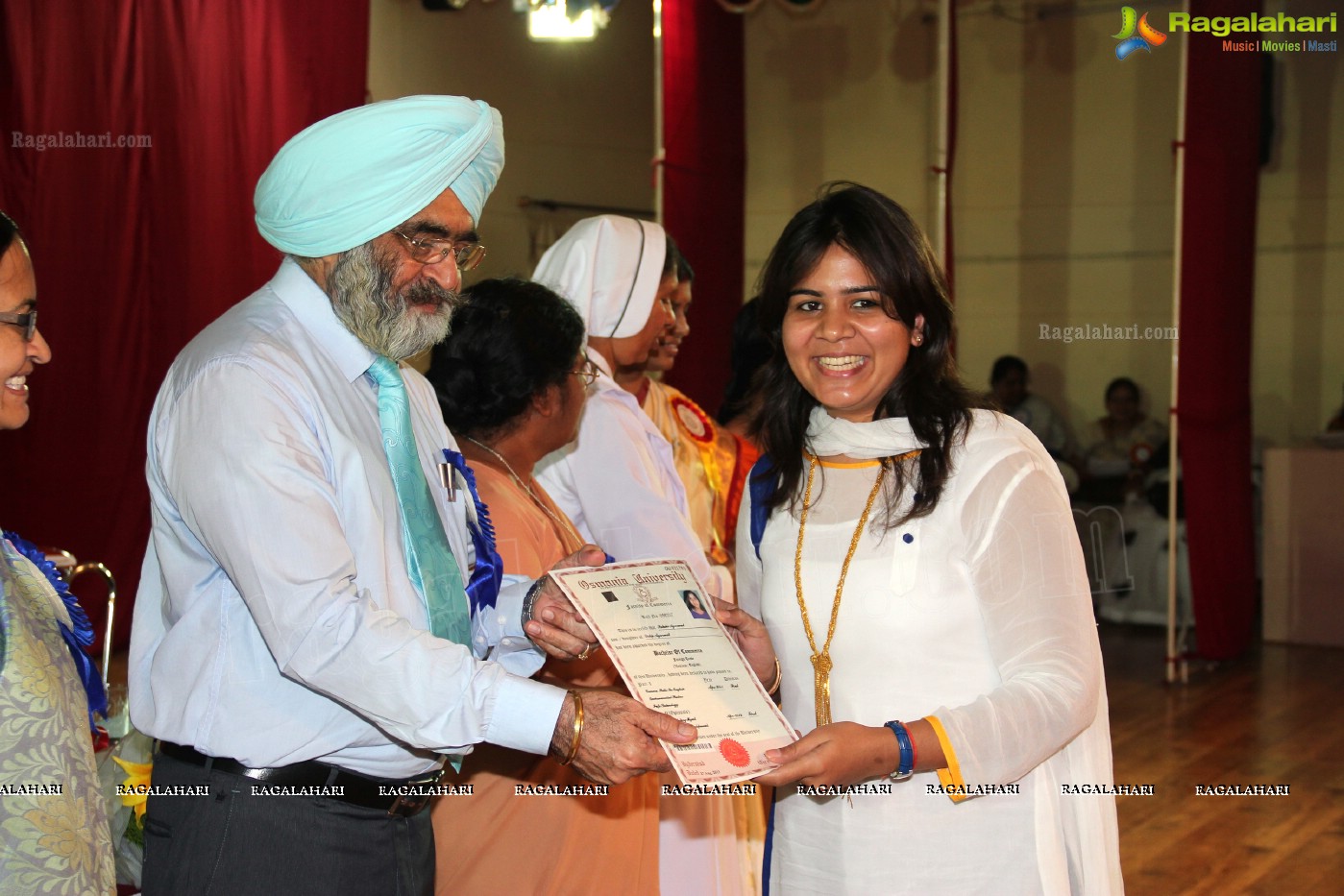 St Francis College for Women, Begumpet - 36th Convocation for 2012-13 UG and PG Batch