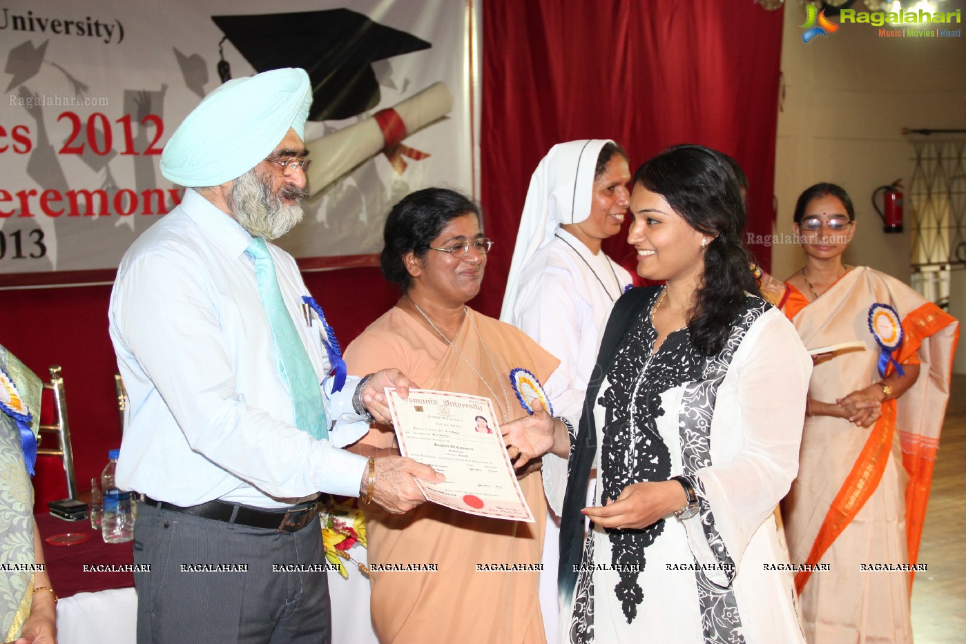 St Francis College for Women, Begumpet - 36th Convocation for 2012-13 UG and PG Batch