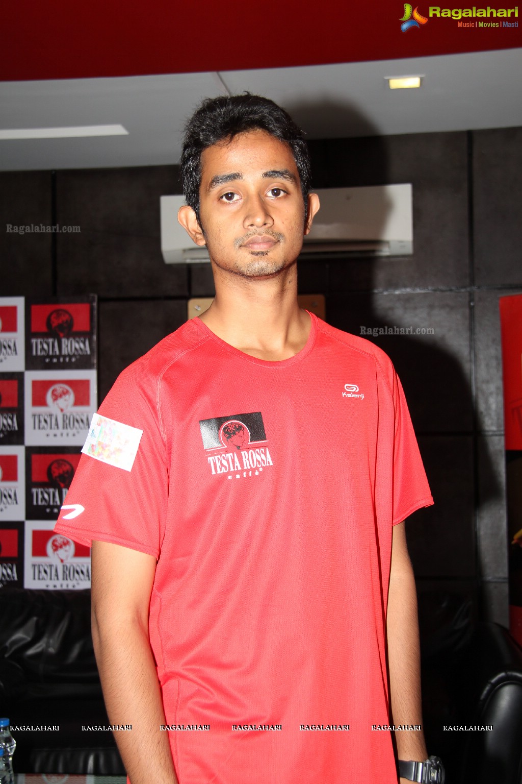 Testa Rossa Caffe announces their support to Badminton Players, Hyderabad