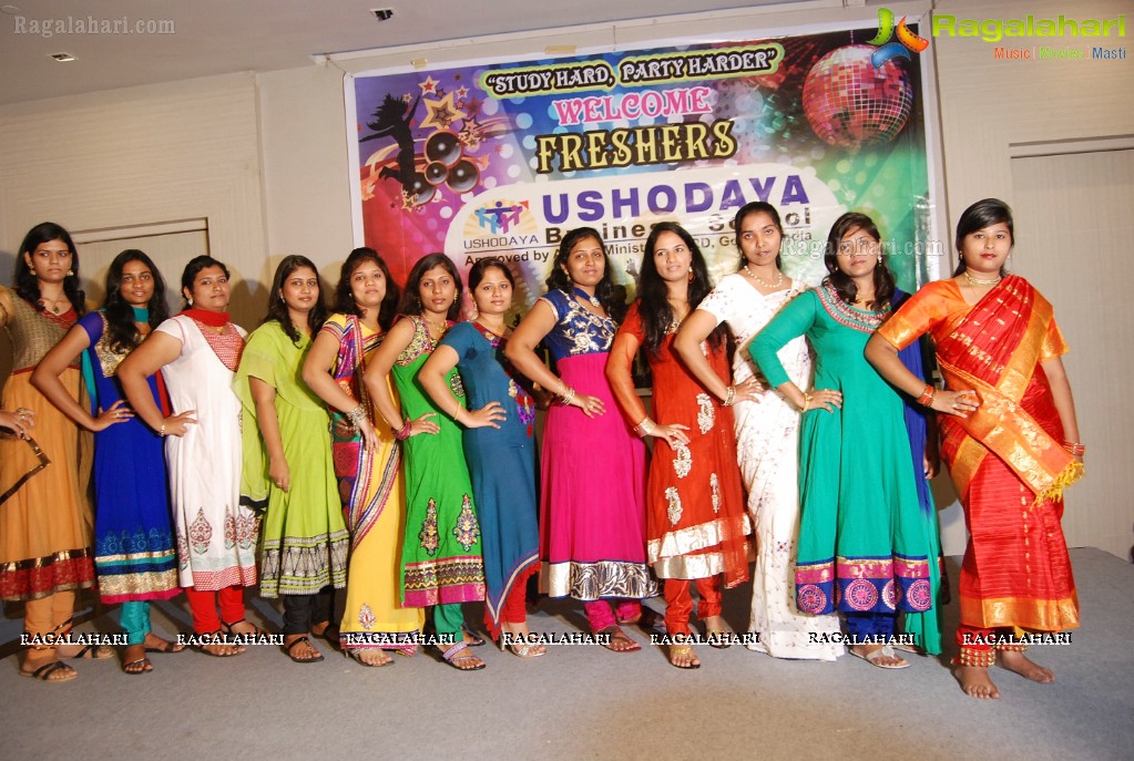 Ushodaya Business School 2013 Freshers Day, Hyderabad