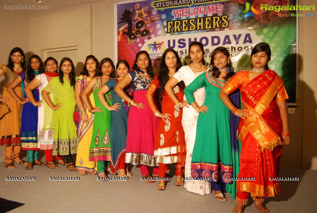 Ushodaya Business School 2013 Freshers Day, Hyderabad