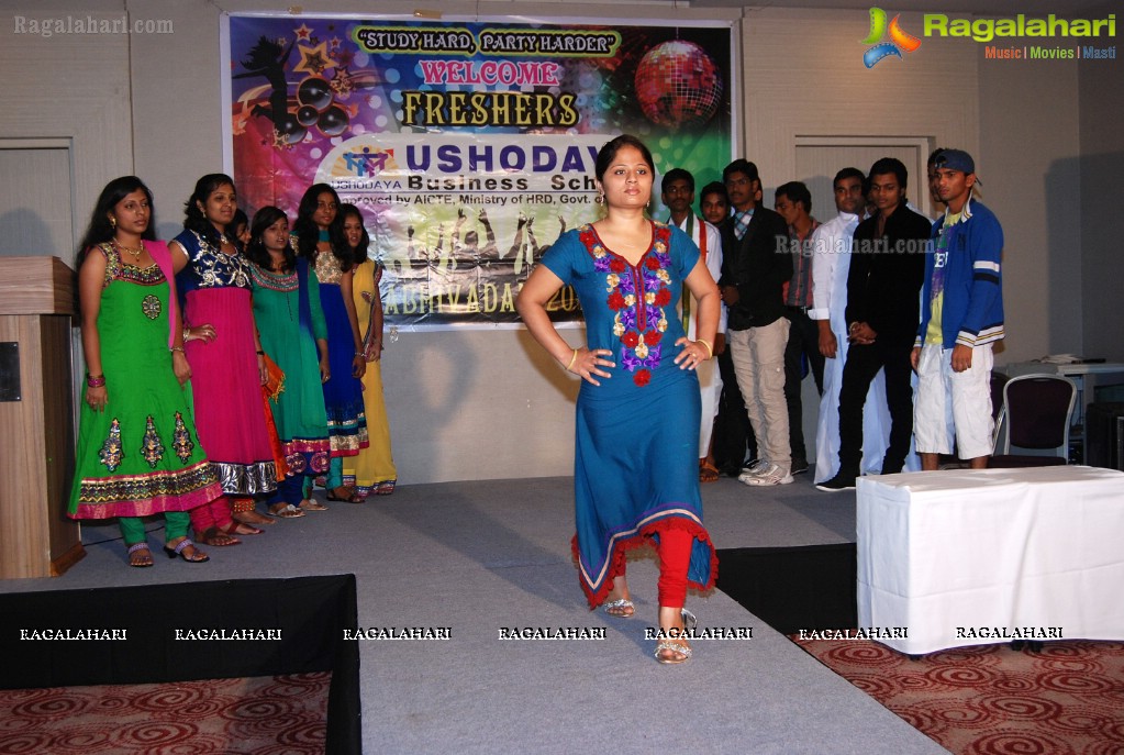 Ushodaya Business School 2013 Freshers Day, Hyderabad