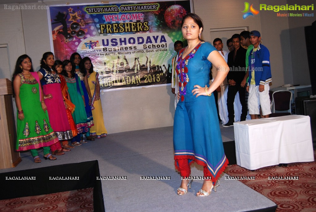 Ushodaya Business School 2013 Freshers Day, Hyderabad