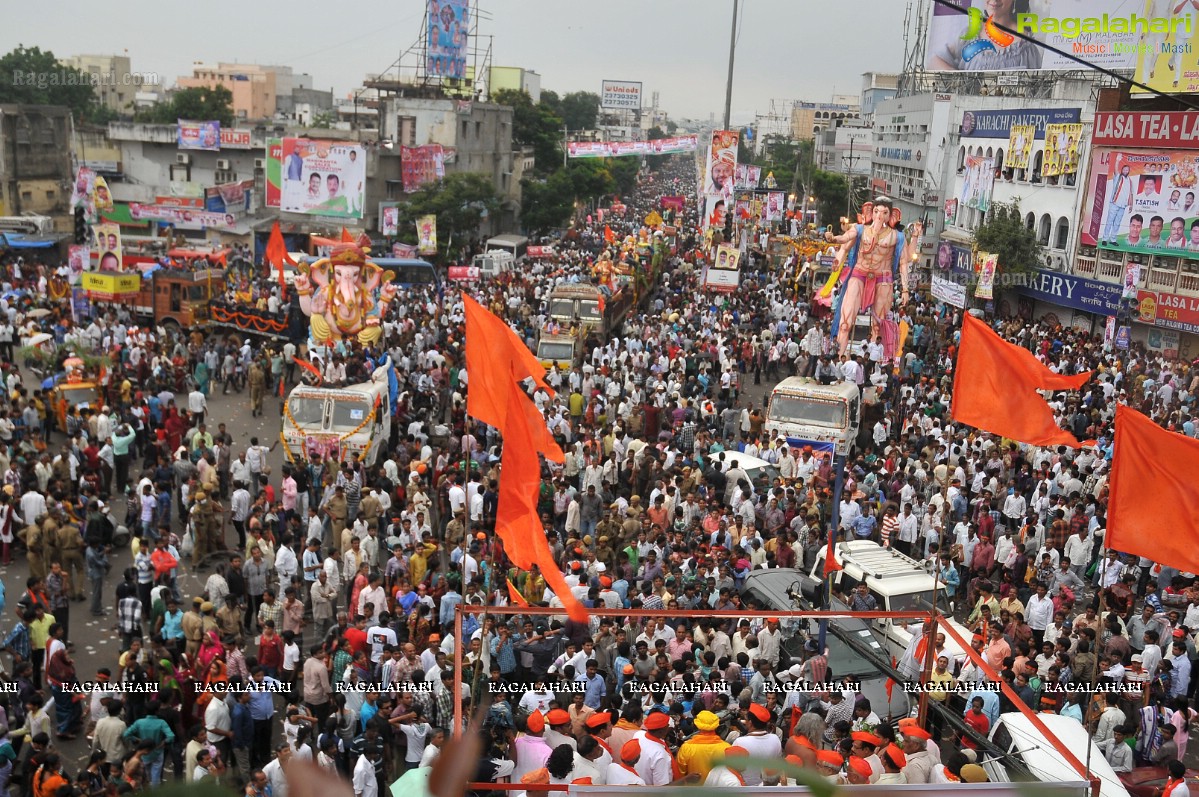 Ganesh Nimajjanam 2013, Hyderabad