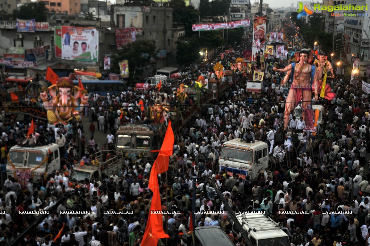 Ganesh Nimajjanam 2013, Hyderabad